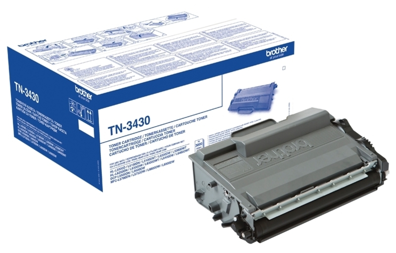 Фото Картридж Brother TN-3430 (3 000 стр.) для HLL5xxx/ HLL6xxx/ DCPL5500DN/ DCPL6600DW/ MFCL57xx/ MFCL6xxx {TN3430}