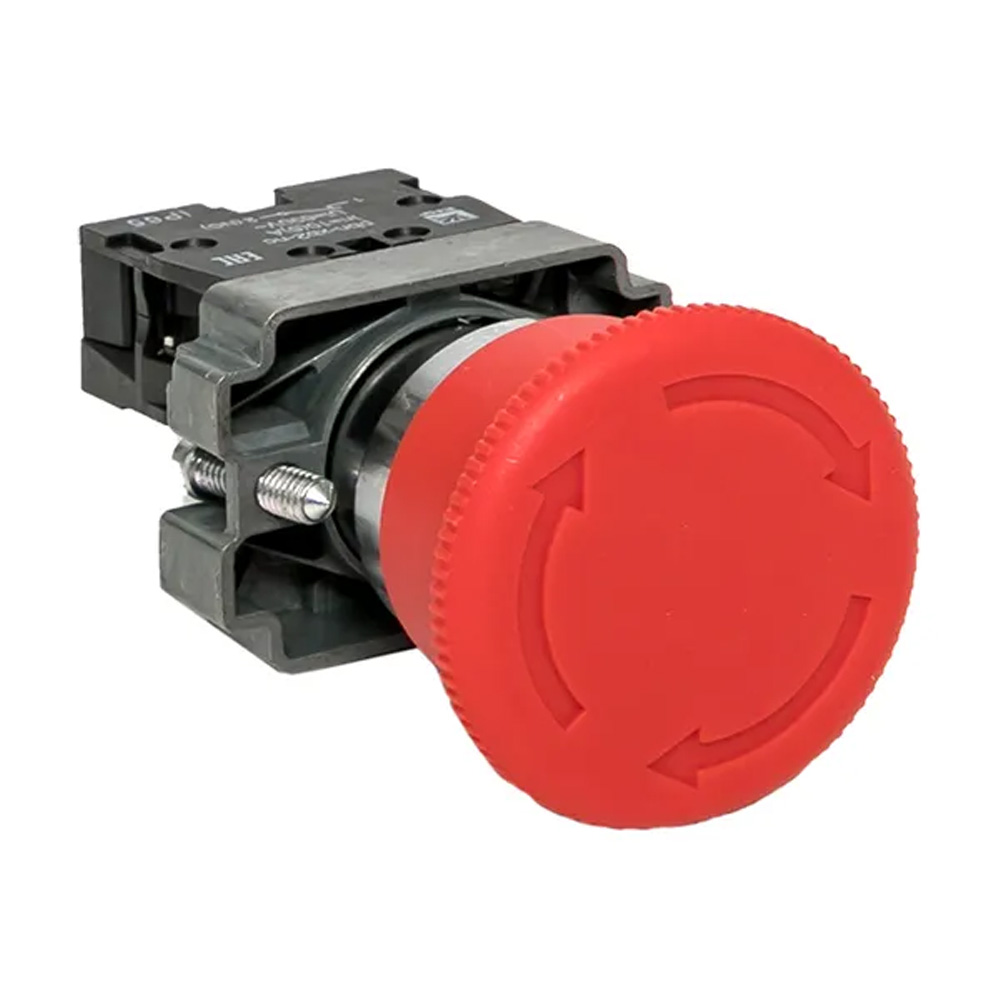 Фото Кнопка "Грибок" BS542 NC IP65 поворотн. красн. PROxima EKF xb2-bs542-65