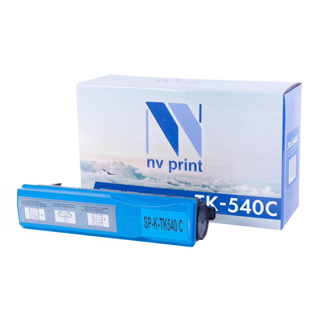 Фото Картридж NV Print совместимый TK-540 для Kyocera FS-C5100 (голубой) {29805}