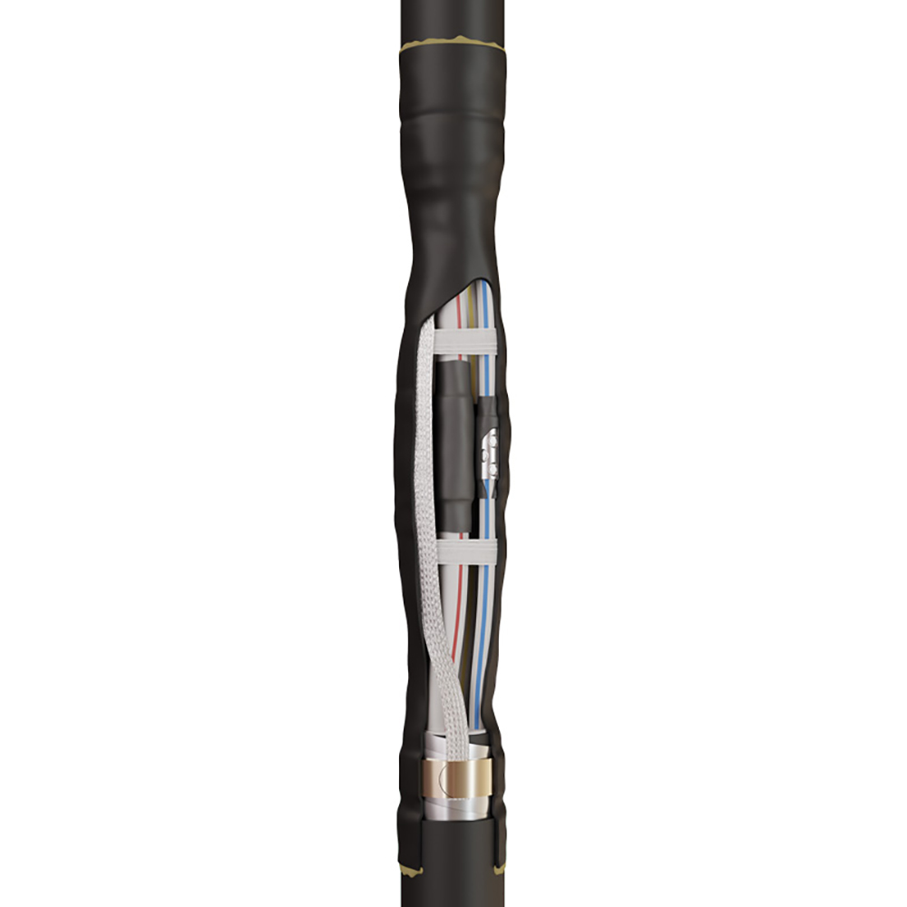 Фото Соединительная кабельная муфта РСТ-1-70/120(Б), для 4-хжильных кабелей, с резиновой изоляцией (с болтовыми наконечниками), КВТ {72960}