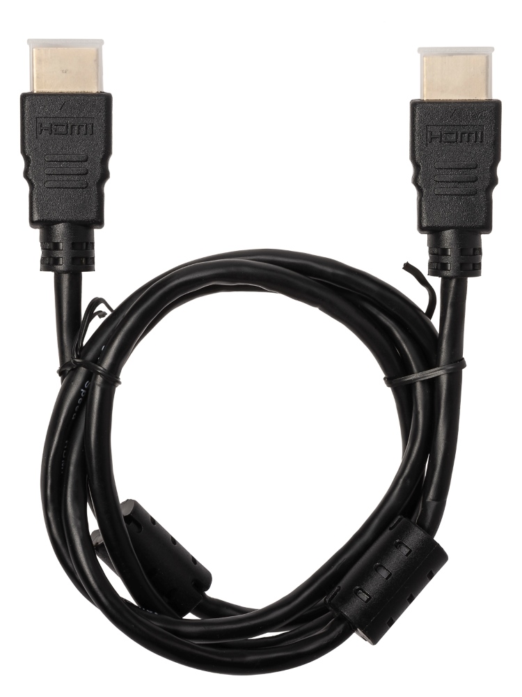 Фото Кабель "АВК 2" HDMI - HDMI, v2.0, позолоченные контакты, с ферритами, 1 метр, TDM {SQ4040-0002}