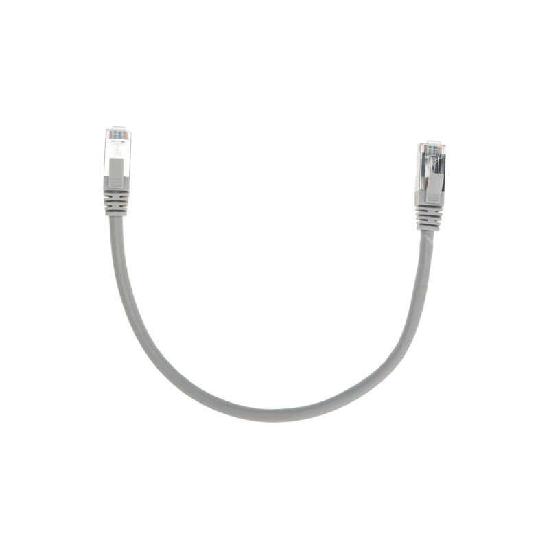 Фото Патч-корд F/UTP, CAT 6, RJ45-RJ45, 26AWG, LSZH, серый, 0,3м REXANT {02-0210-03}