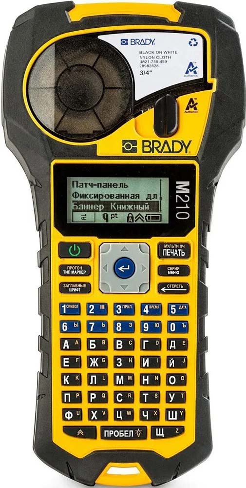Фото Принтер BRADY M210 (Eng). Портативный ленточный принтер-маркиратор с картриджем M21-750-499 (1)