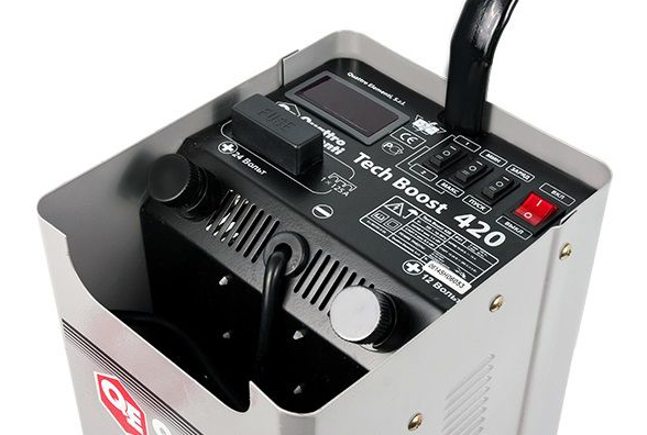 Фото Пуско-зарядное устройство Quattro Elementi Tech Boost 420 (12 / 24 Вольт, заряд до 75 А, пуск до 390 А, 23 кг) {771-459} (4)