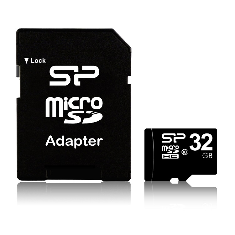 Фото Флеш карта microSD 32GB Silicon Power microSDHC Class 10 (SD адаптер) {SP032GBSTH010V10SP}