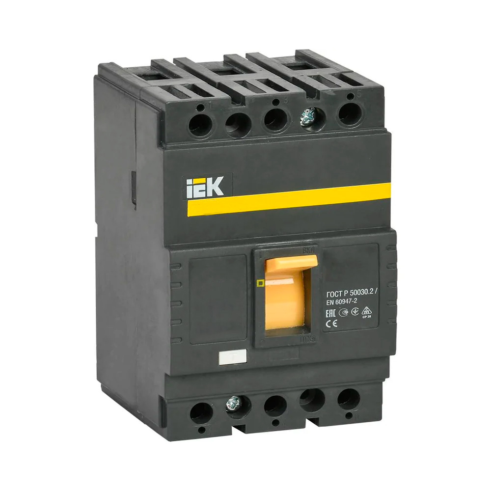 Фото Выключатель автоматический 3п 160А 35кА ВА 88-33 KARAT IEK SVA20-3-0160 {SVA20-3-0160;SVA20-3-0160-R}