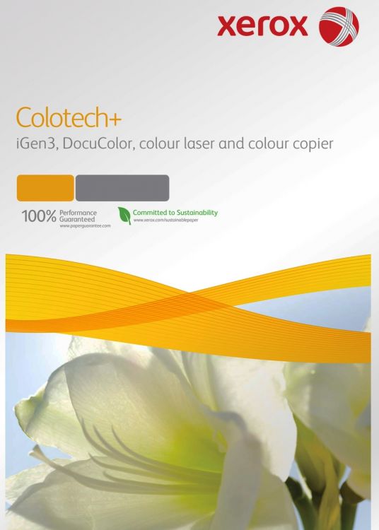 Фото Бумага XEROX Colotech Plus без покрытия170CIE, 90г, SR A3 (450x320мм), 500 листов, Грузить кратно 3 {003R98840}