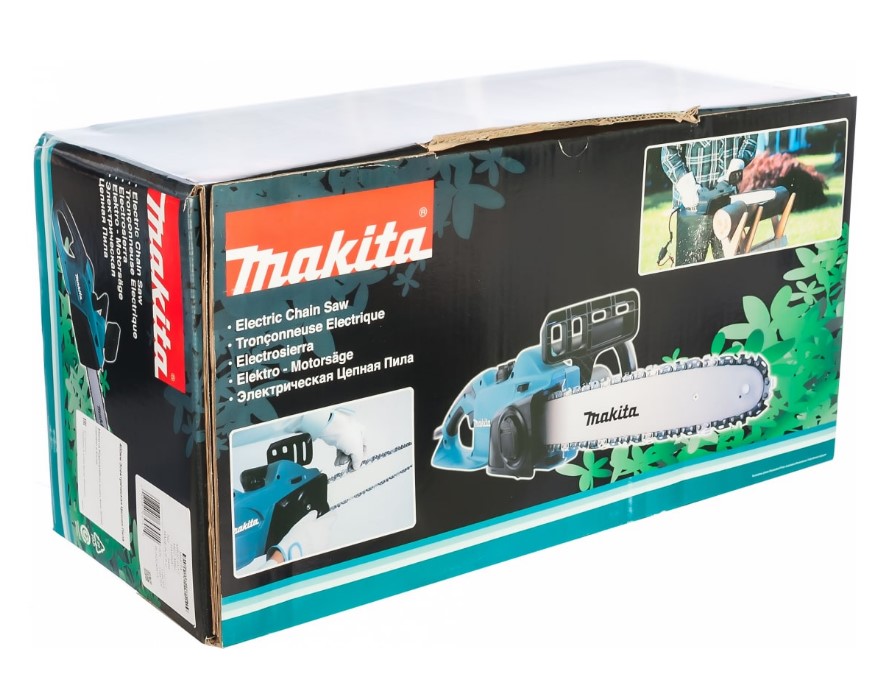 Фото Пила цепная электрическая Makita UC4041A (1800 Вт, 40см, цепь3/8"56зв, 4,7кг, автомат. смазка (7)