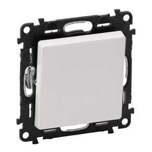 Фото Legrand Valena LIFE DIY Бел Переключатель 1-клавишный 10А 250В {752406} (1)