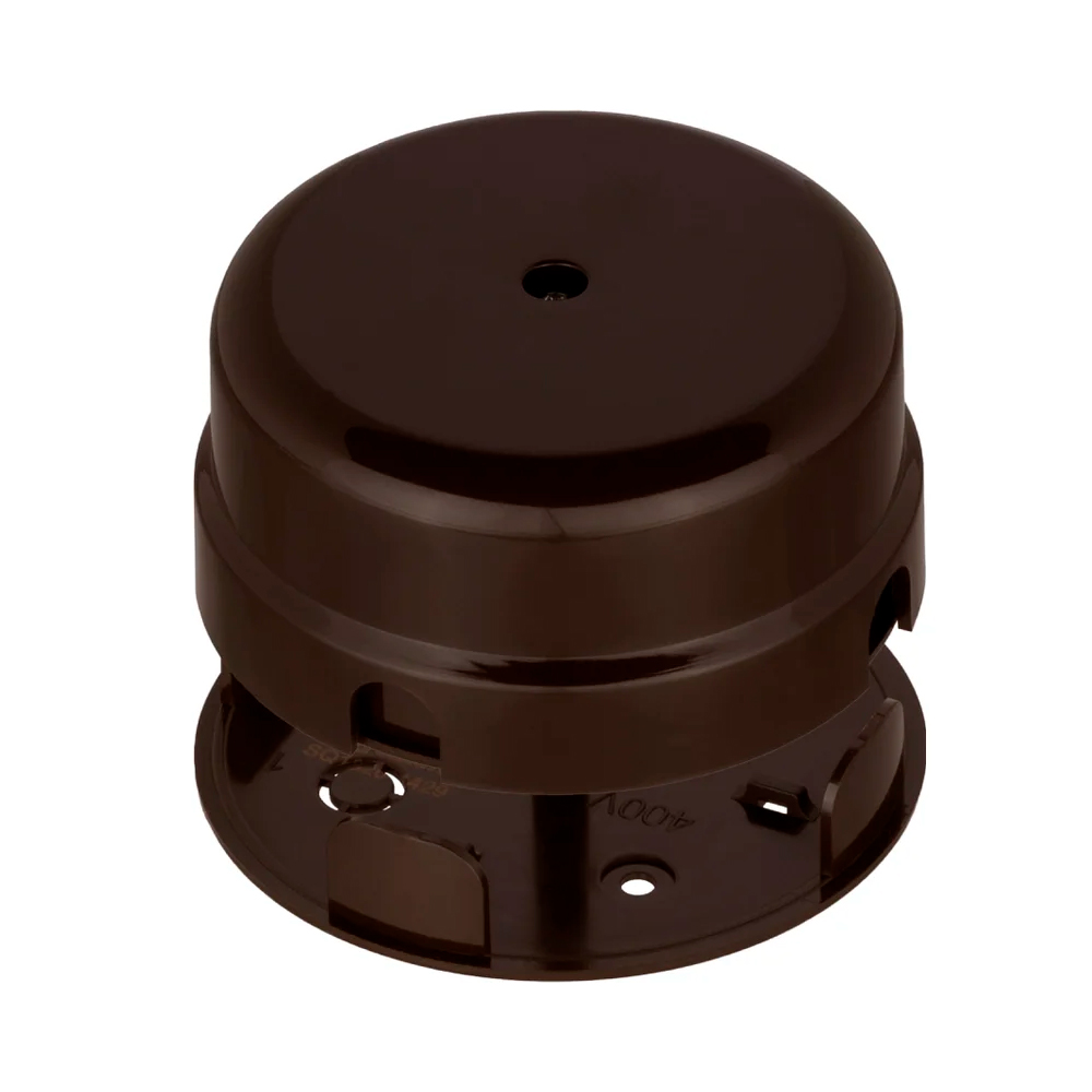 Фото Коробка распределительная D90х43 мм коричневая «Виви» TDM Electric