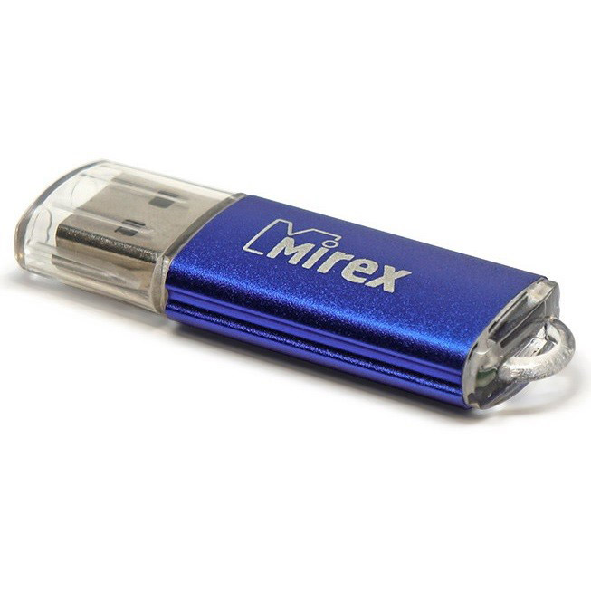 Фото Флеш накопитель 64GB Mirex Unit, USB 2.0, Синий {13600-FMUAQU64}