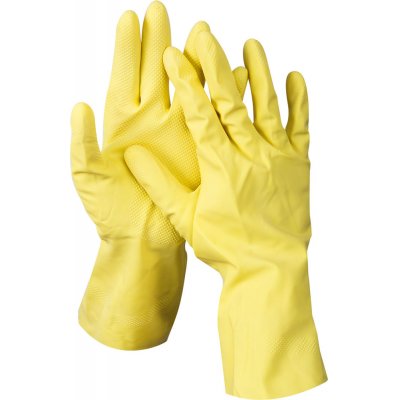 Фото DEXX перчатки латексные хозяйственно-бытовые, размер S {11201-S}