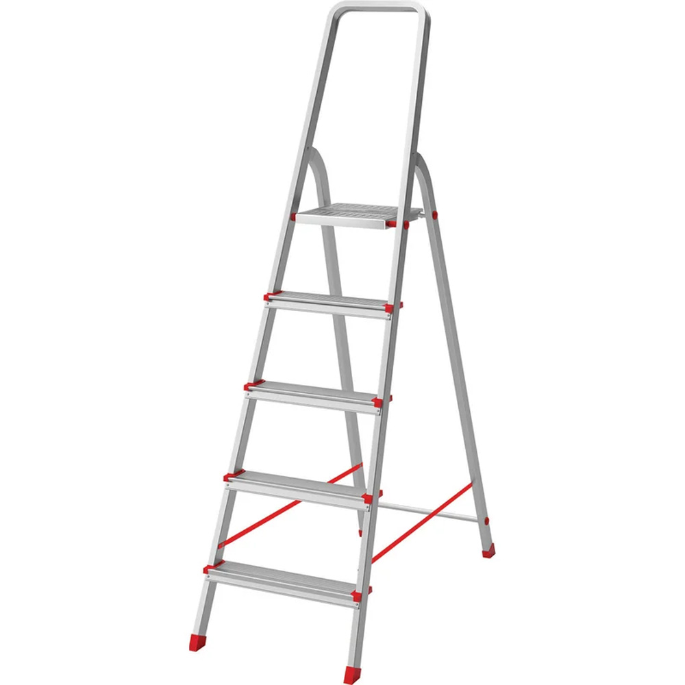 Фото Стремянка алюминиевая 6 ступенек REXANT {12-5043}