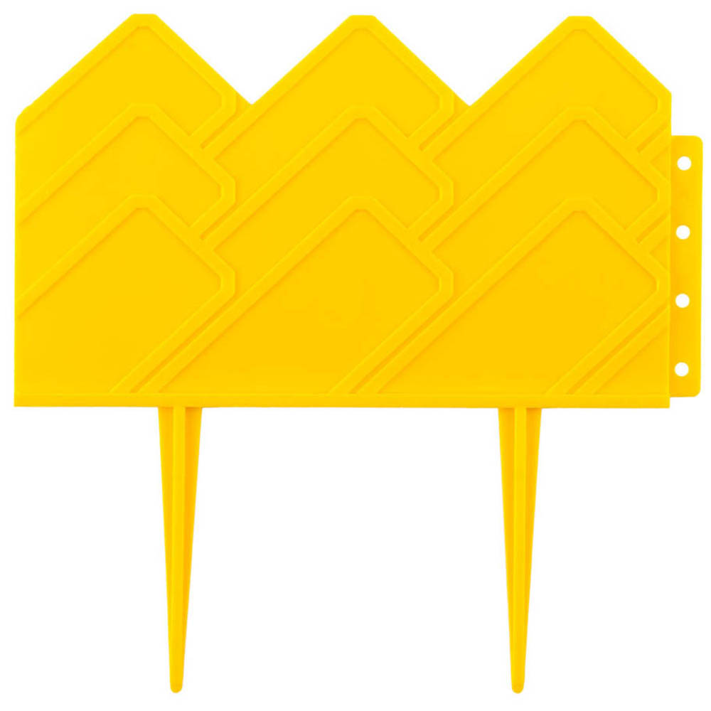 Фото Бордюр декоративный GRINDA для клумб, 14х310см, желтый {422221-Y}