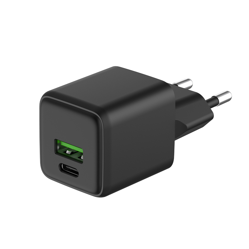 Фото Сетевое зарядное устройство с двумя портами USB-A и USB-C, 20Вт REXANT {18-2202}