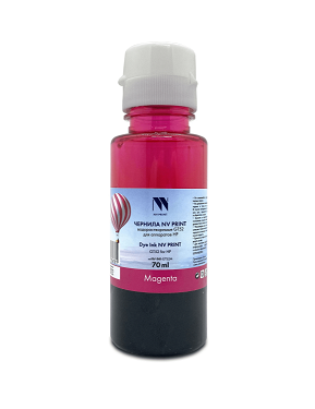 Фото Чернила NV PRINT водорастворимые GT52 для аппаратов HP (70ml) Magenta {C6172}