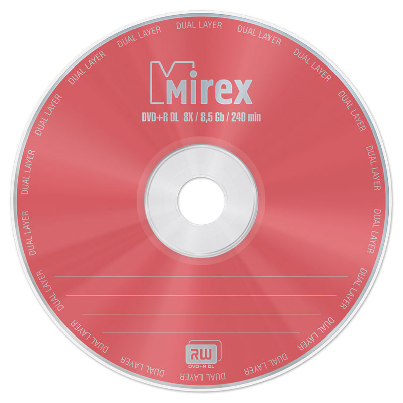 Фото Диск DVD+R Mirex 8.5 Gb, 8x, Cake Box (10), Dual Layer (10/300) 204213 {UL130062A8L}