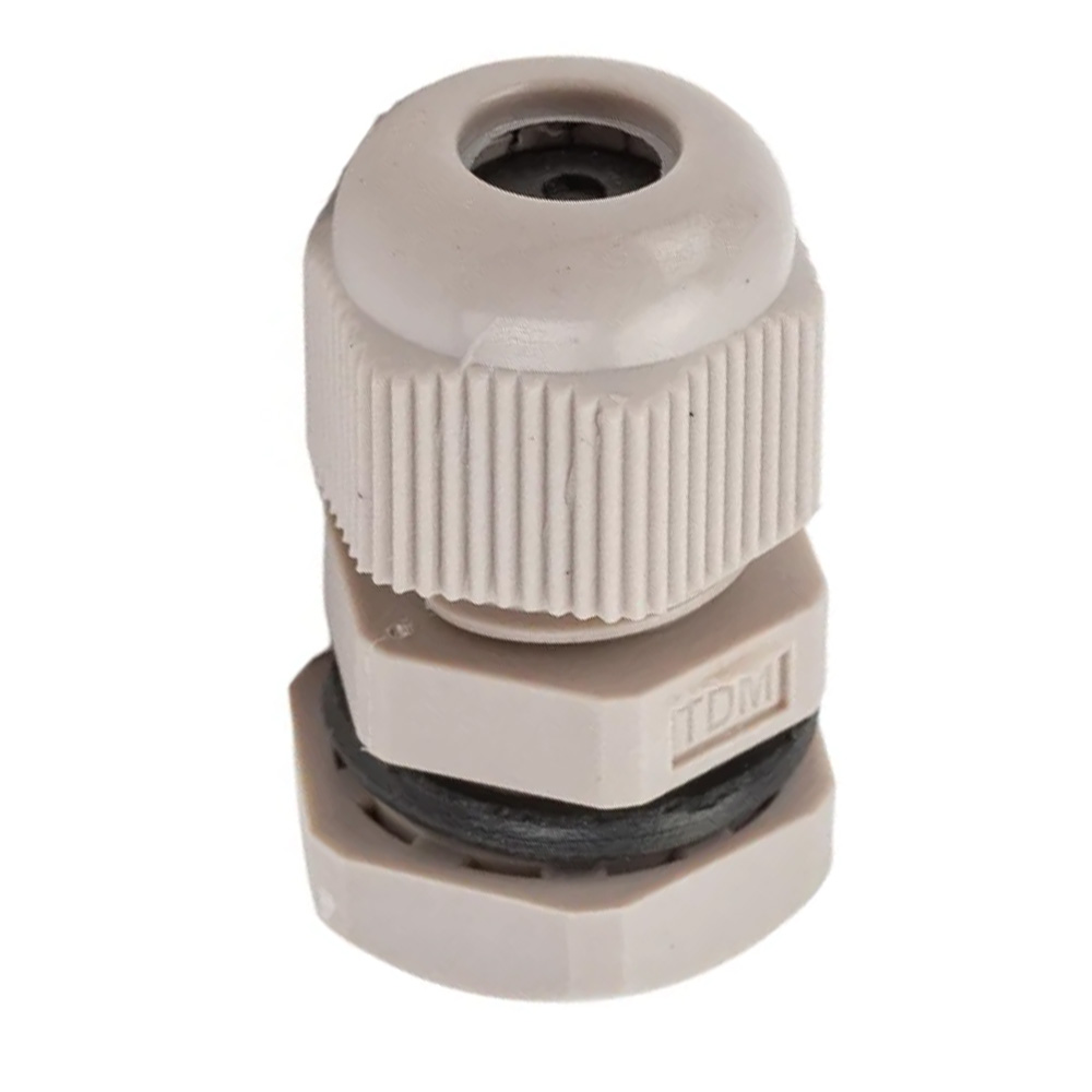 Фото Сальник PG 7 диаметр проводника 3,5-6 мм IP54 TDM {SQ0805-0010} 1 шт