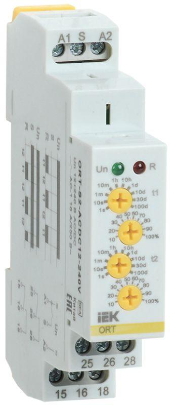 Фото Реле циклическое ORT 2 конт. 12-240В AC/DC ИЭК ORT-S2-ACDC12-240V