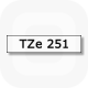 Фото Лента Brother TZE-251 (24 мм, черный на белом) {TZE251} (1)