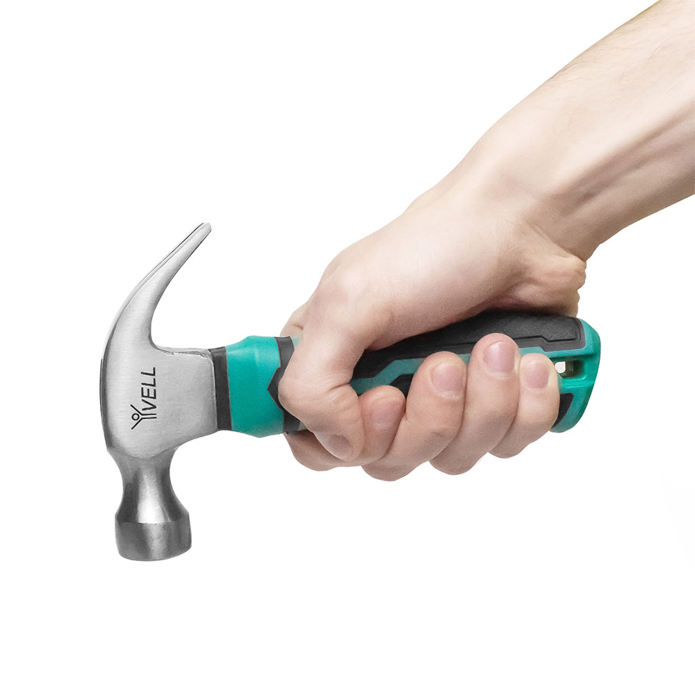 Фото Мини молоток-гвоздодер Vell, 250 грамм {V90360} (5)