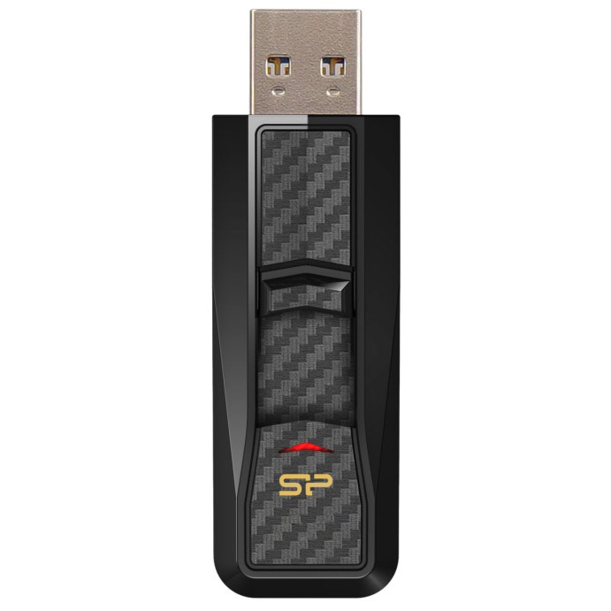 Фото Флеш накопитель 16Gb Silicon Power Blaze B50, USB 3.0, черный {SP016GBUF3B50V1K}