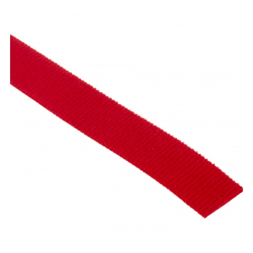Фото Лента-липучка многоразовая Rexant, 5 м х 20 мм, красная(1 шт.) {07-7524} (2)