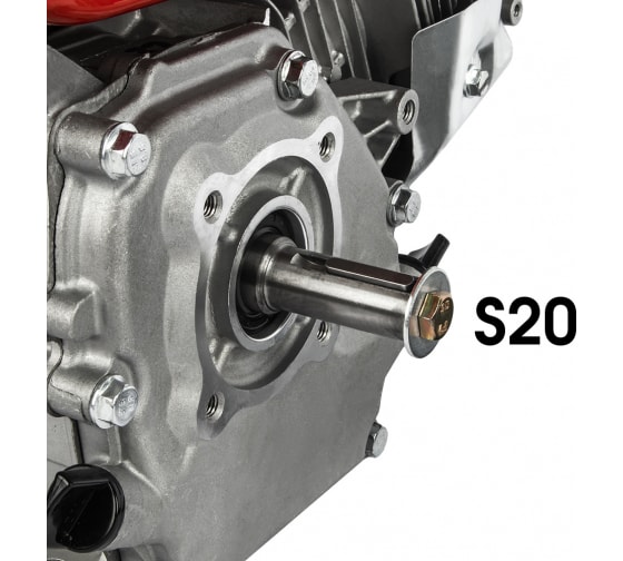 Фото Двигатель бензиновый 4Т DDE E550-S20 (5,5 л.с., 163 куб. см, к/вал 20 мм, шпонка) {792-858} (4)