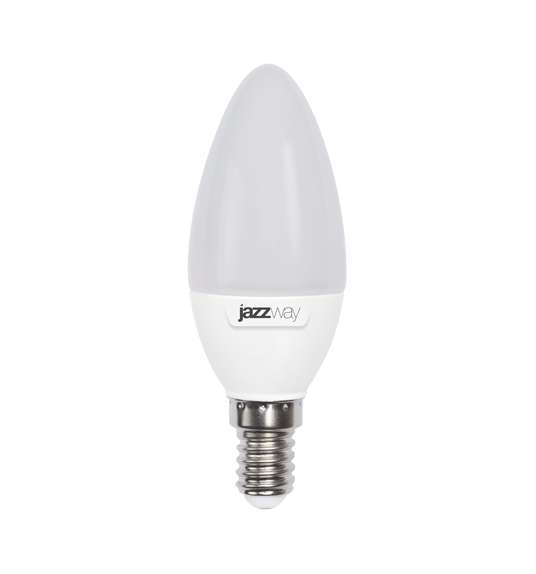 Фото Лампа светодиодная PLED-SP C37 7Вт свеча 5000К холод. бел. E14 560лм 230В JazzWay {1027832-2;4690601027832}