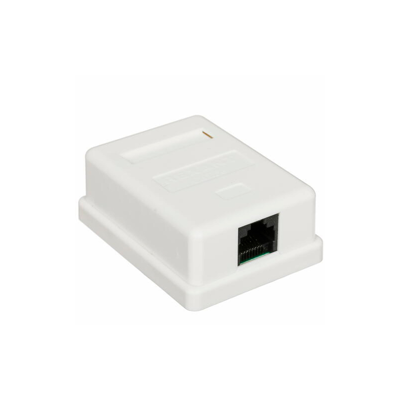 Фото Розетка сетевая Rexant, 1 гнездо х RJ-45 (8Р-8С) CAT 5e {06-0104-B}