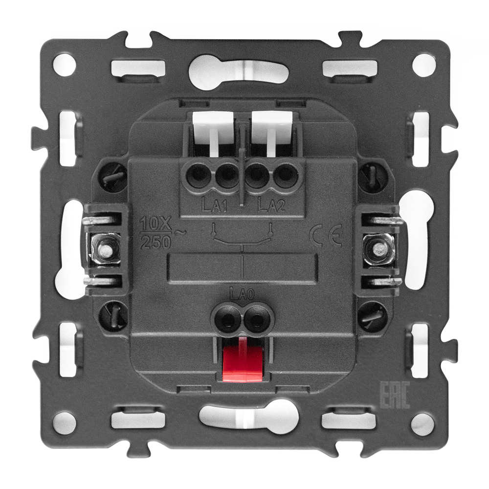 Фото Выключатель c подсветкой золотой, двухклавишный, 1 пост, с тонкой пластиковой рамкой Vell EchoGrand {GD1P-2L-EchoGrand} (8)