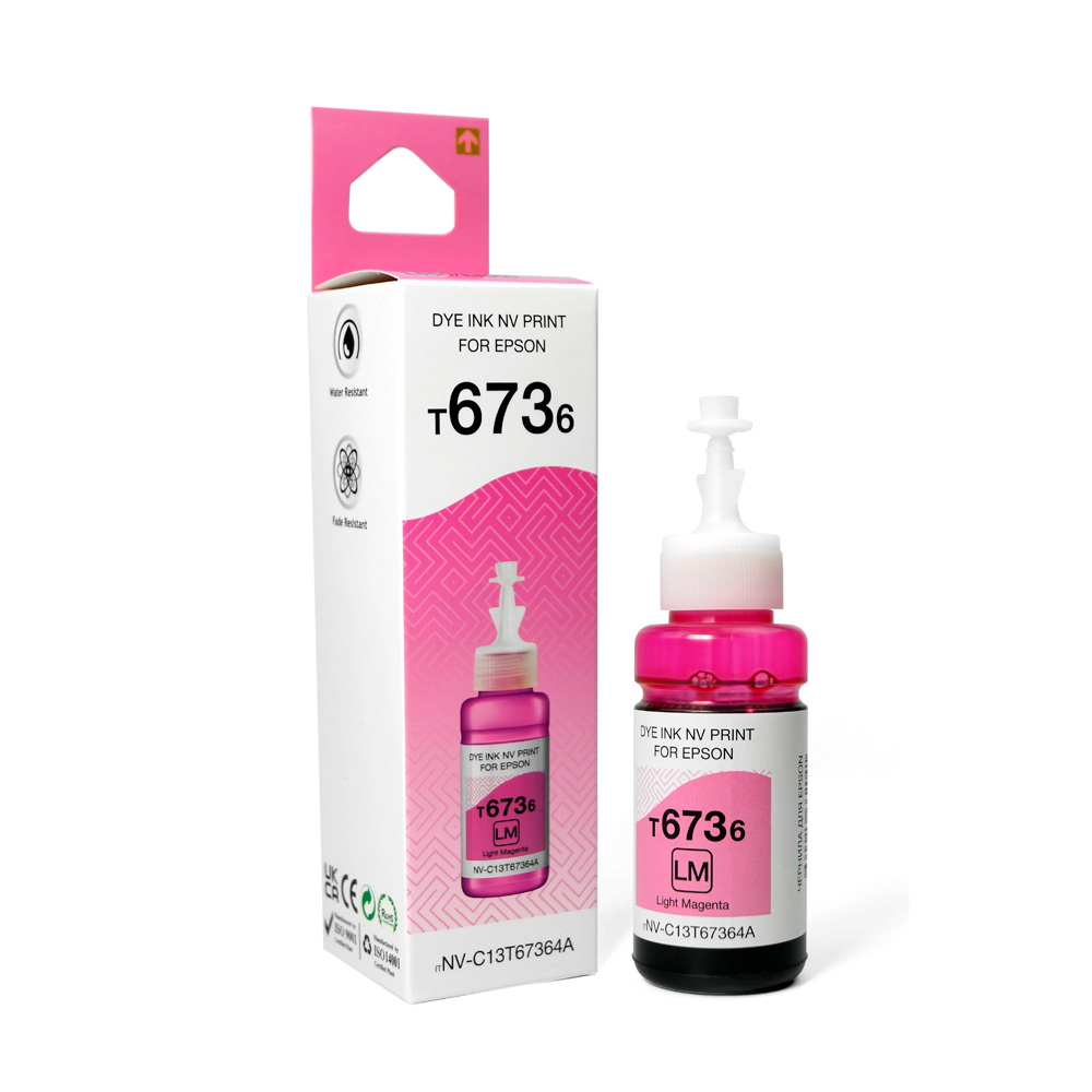 Фото Чернила NV PRINT T6736 (NV-C13T67364A) для аппаратов Epson (70 ml) Light Magenta (в коробке) совместимые {D7329}