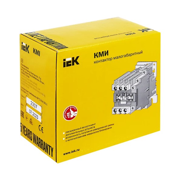 Фото Контактор КМИ-35012 50А 230В/АС3 1НО 1НЗ IEK KKM31-050-230-11 (8)