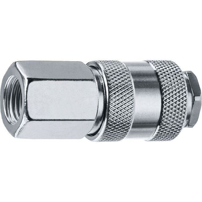 Фото Переходник 1/4″F - рапид муфта ЗУБР Профессионал {64910-1/4}