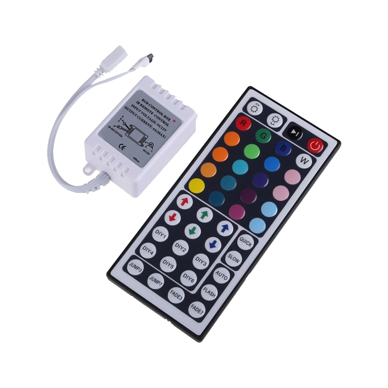 Фото LED мини-контроллер ИК(IR) NEON-NIGHT (44 кнопки) {143-106-5}