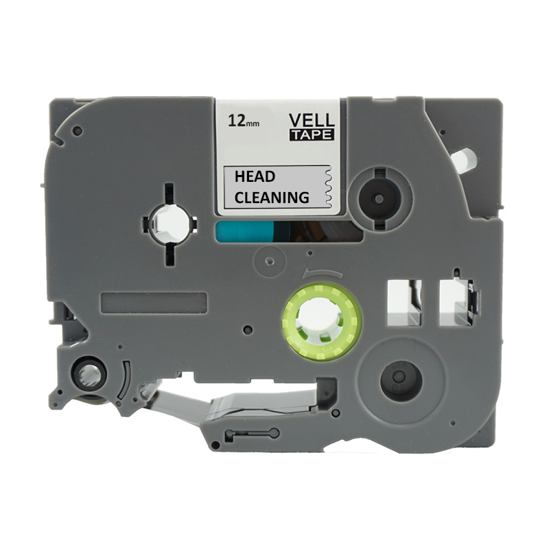 Фото Чистящая лента Vell VL-CL3CH (с чипом, 12 мм) для Puty PT-100E/100ECH/Brother D200/E110/ D600/E300/P700/E550/P900 {Vell-CL3CH} (1)