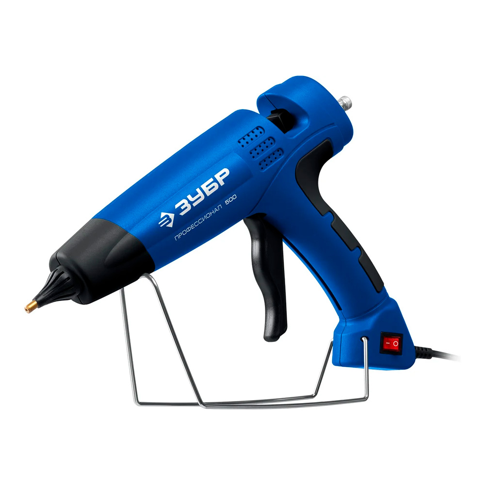 Фото Термоклеевой пистолет электрический Профессионал 500, d11 мм, 35 г/мин, ЗУБР (06859-11) Фото Термоклеевой пистолет электрический Профессионал 500, d11 мм, 35 г/мин, ЗУБР (06859-11)