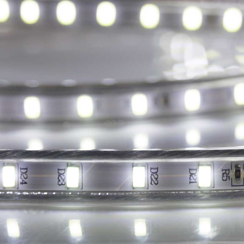 Фото Светодиодная лента 6.5x13 мм, белый, SMD 5730, 60 LED/м, 220 В, Neon-Night {142-701} (1)