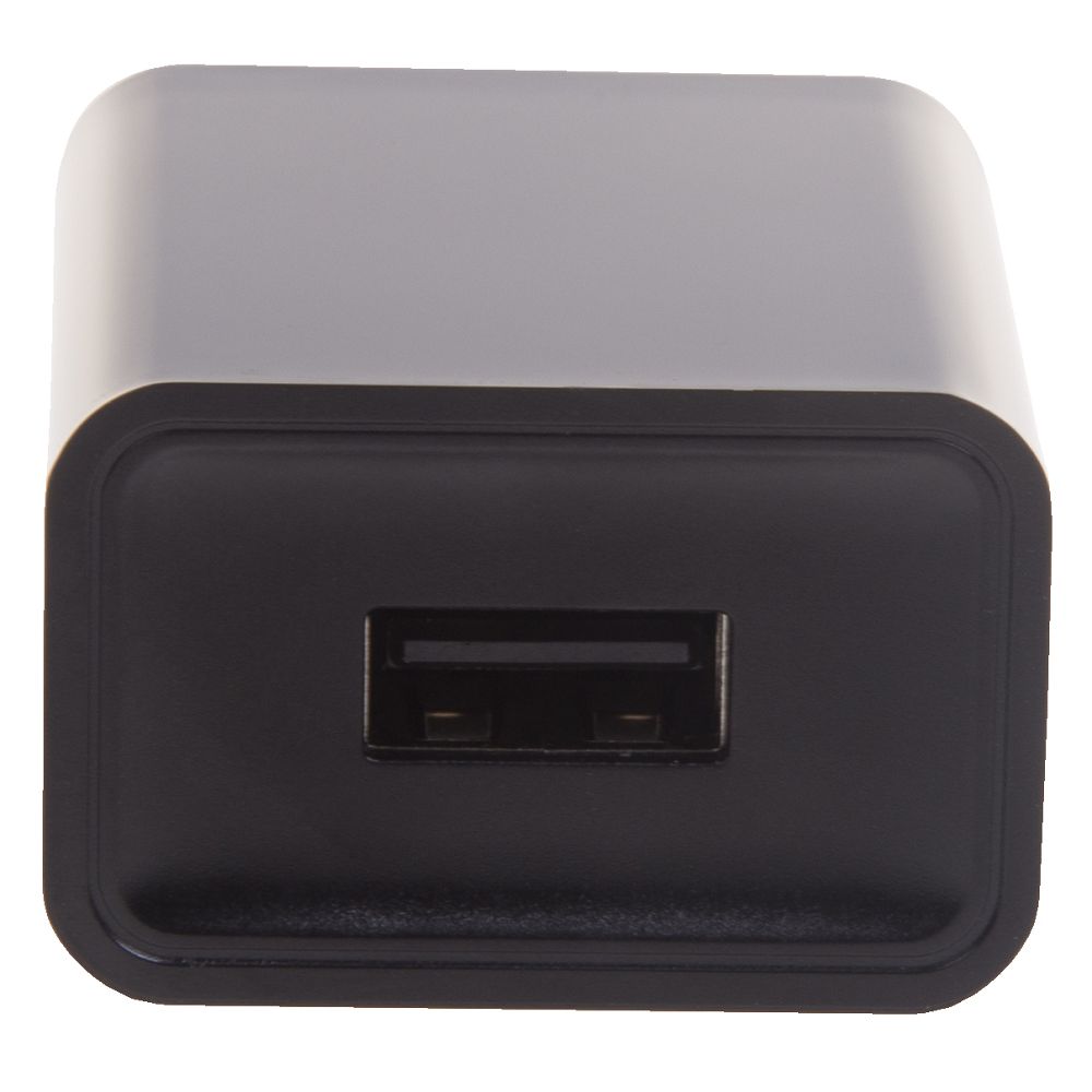 Фото Сетевое зарядное устройство Rexant USB (СЗУ) (5 V, 2100 mA) черное {18-2221} (1)