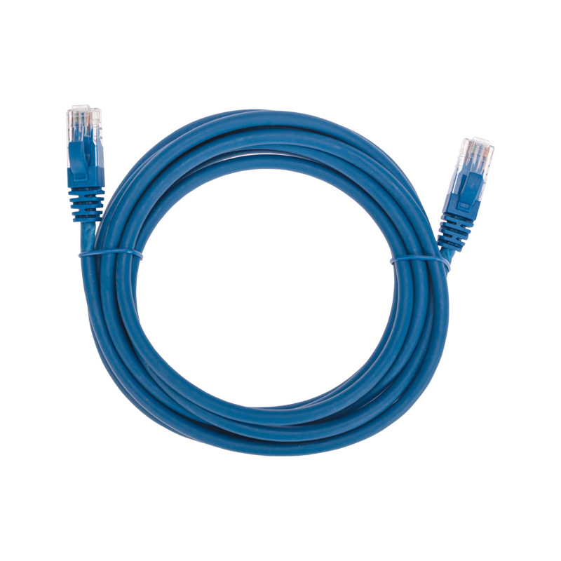 Фото Патч-корд U/UTP, CAT 6, RJ45-RJ45, 26AWG, LSZH, синий, 3м REXANT {02-0294-3}