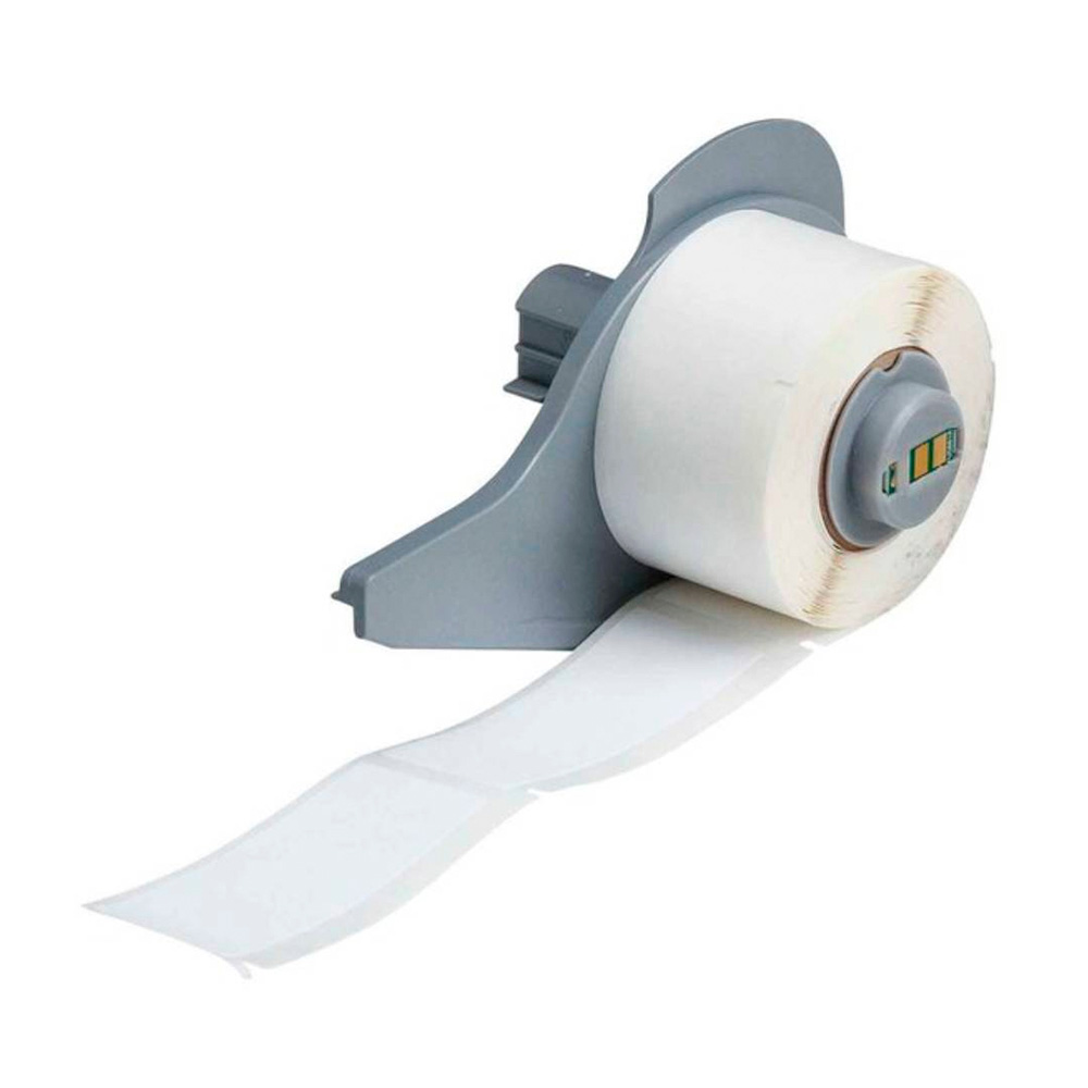 Фото M7-21-499 этикетки, материал B-499, нейлоновая ткань, белая, размер 25.4х63.5мм, 100 шт. в упак. {brd174575}