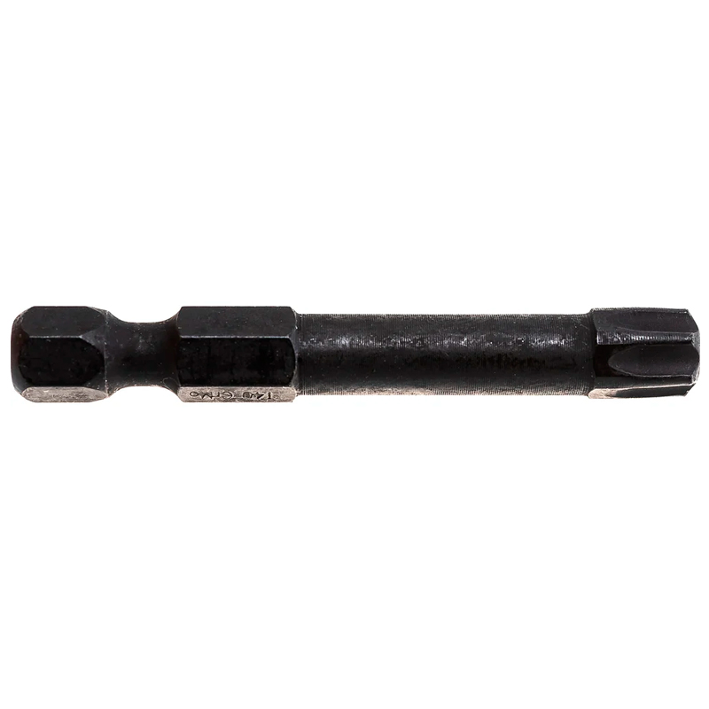 Фото Биты ЗУБР "ПРОФИ" TORX, тип хвостовика E 1/4", T40, 50 мм, 2 шт, на карточке {26025-40-50-S2}