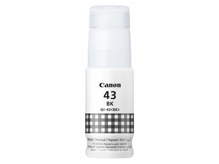 Фото Контейнер с чернилами CANON GI-43 BK черный, 60 мл {4698C001}