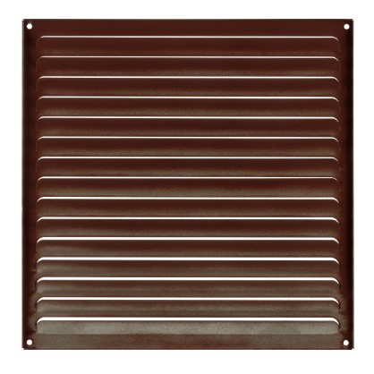 Фото Решетка металлическая усиленная 400х400, коричневая, с покрытием полимерной эмалью, TDM {SQ1807-0737} (3)