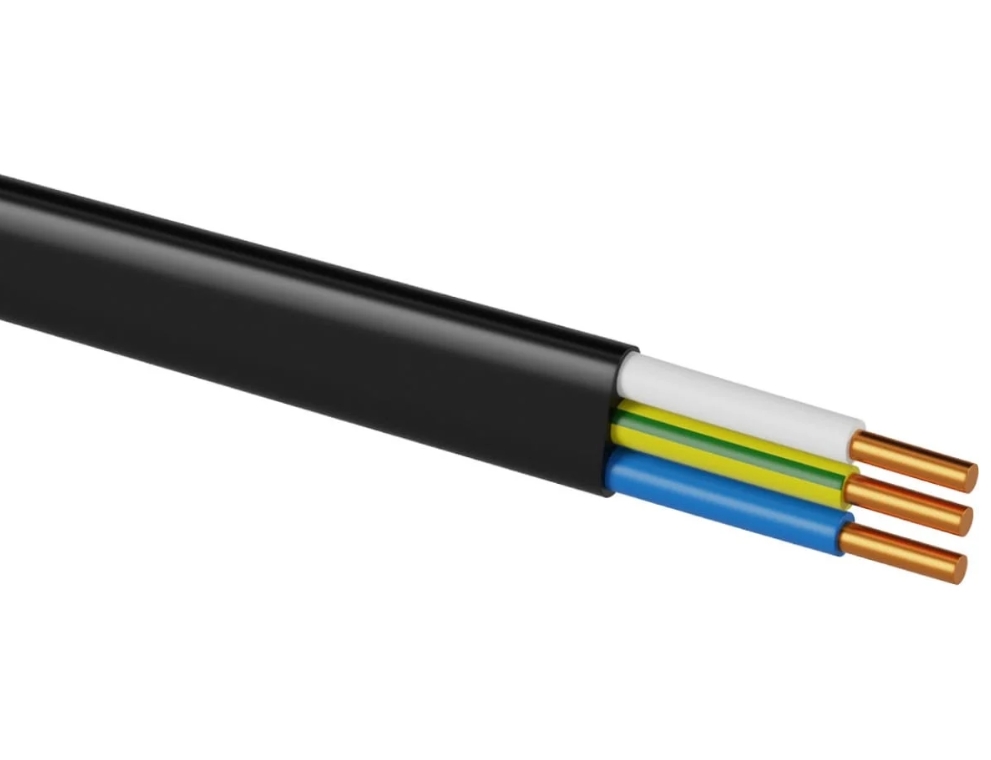 Фото Кабель ВВГ-П нг(А)-LS 3х2,5 ок(N,PE)-0,66 ГОСТ на катушке (150м) TDM {SQ0117-0557}