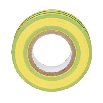 Фото PANDUIT ST15-075-66GRYL Изоляционная лента ПВХ, серия ST15, 19мм х 20м х 0.13мм, зелено-желтая {448152}