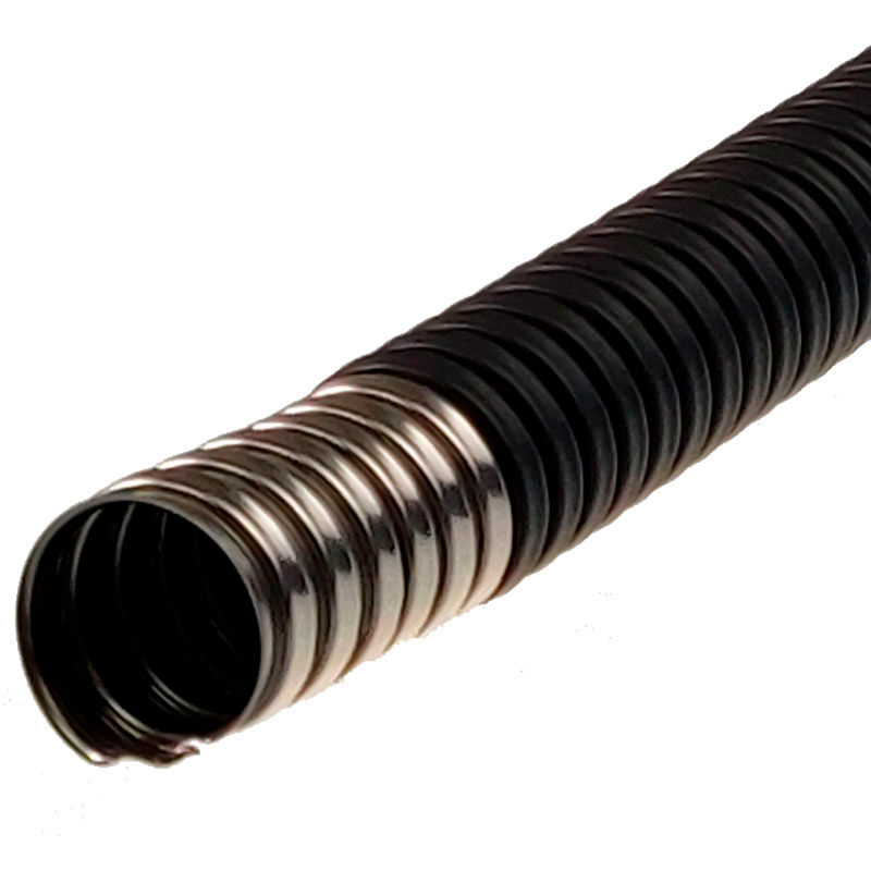 Фото Металлорукав из нержавеющей стали в ПВХ изоляции Р3-НП нг 50 (15 м/уп.) В1,5 ГОФРОМАТИК {zeta44819}