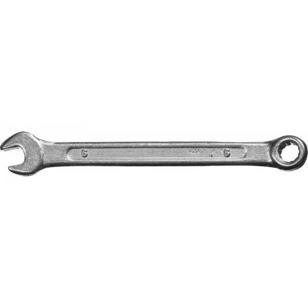 Фото Комбинированный гаечный ключ 6 мм, СИБИН {27089-06_z01}