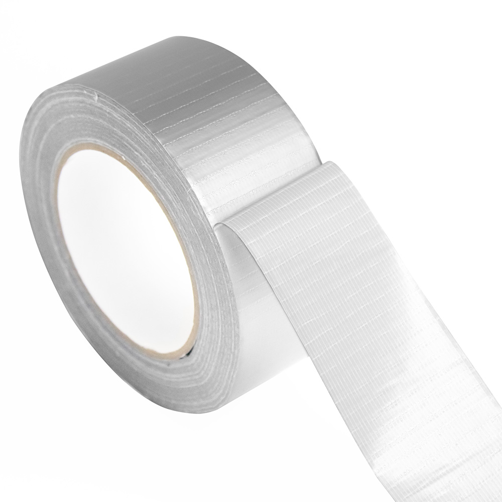 Фото Армированный скотч Vell, 0,15 мм х 50 мм х 50 м, серый {1396321} (4)