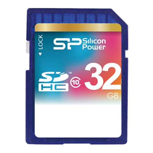 Фото Флеш карта SD 32GB Silicon Power SDHC Class 10 {SP032GBSDH010V10}